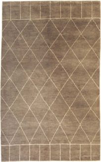 Morgenland Designer Teppich - 240 x 160 cm - dunkelbraun