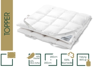 HANSKRUCHEN Topper Diamant - 200x200 cm