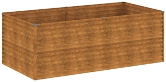 vidaXL Hochbeet 196x100x69 cm Cortenstahl 152003