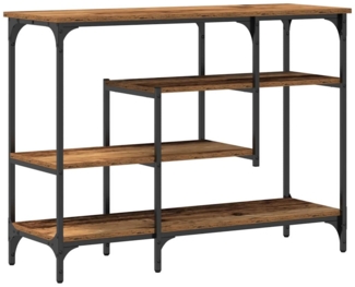 vidaXL Konsolentisch Altholz 100 x 35 x 75 cm Schichtholz und Metall 863559