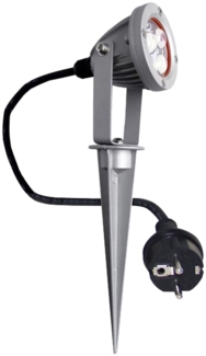 LED Außenstrahler, Erdspieß, Spot verstellbar, H 29,5 cm