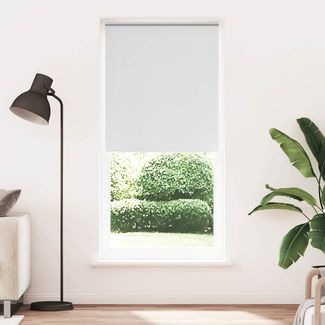vidaXL Verdunkelungsrollo 84,4 x 230 cm, Stoffbreite 80 cm, Weiß 240144