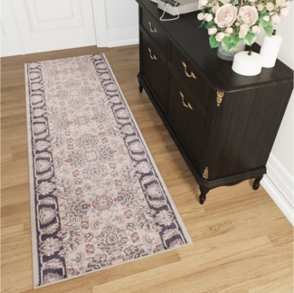 Tapiso Läufer COLORADO, rechteckig, Höhe: 10 mm, Flur Klassisch Kurzflor Muster Schlafzimmer Wohnzimmer