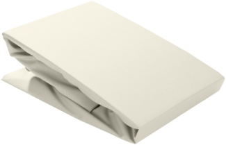 Mako Perkal Spannbettlaken natur 160x200cm