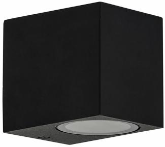 Havit Lighting Außen Wandleuchte ACCORD HV3631W-BLK, schwarz, IP54, inkl. Montagematerial