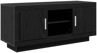 vidaXL TV-Schränk Schwarz Eichen-Optik 102 x 35 x 45 cm Holzwerkstoff 880533
