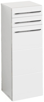 Kommode Mariel / Mandy, Holzwerkstoff, Weiß, 34 x 104 x 31 cm