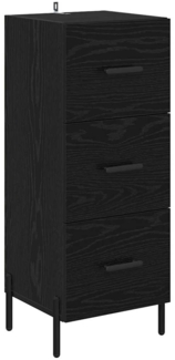 vidaXL Sideboard Schwarze Eiche 34 x 34,5 x 90 cm Holzwerkstoff 881569