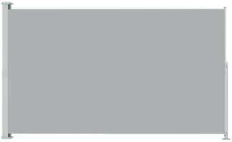 vidaXL Seitenmarkise Ausziehbar 200x300 cm Grau 313413