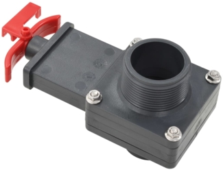 vidaXL Pool Absperrschieber 2-tlg. 1,5" 91744