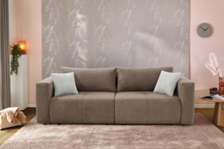 Jockenhöfer Gruppe Big-Sofa Relax, Gästebettfunktion, Bettkasten, Sitzelemente einzeln ausziehbar