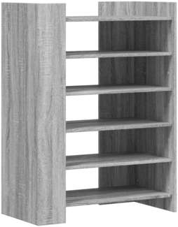 vidaXL Schuhschrank Grau Sonoma 74,5x37,5x100 cm Holzwerkstoff 848435