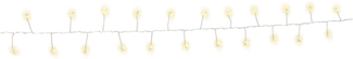 Goobay Silver Wire Cluster String Light with 50 LEDs