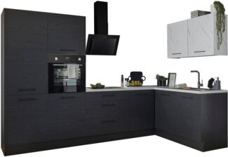 BASIC by Balculina Winkelküche Yorki, Stellmaße B/T 320x175/60 cm, wahlweise mit E-Geräten