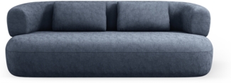 Micadoni Sofa Jenny 3-Sitzer Chenille Dunkelblau