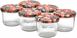 Van Well Wildberries Einmachglas / Sturzglas 230 ml 6er Set