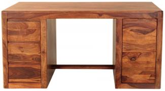 Schreibtisch Tina 160x80x76 aus Sheesham-Massivholz