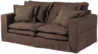 Hussensofa 2-Sitzer196x108x76 taupe KINGSTON