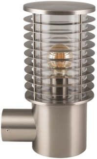 Heitronic 37401 Wandleuchte Kreta Edelstahl E27 ohne Lichtquelle