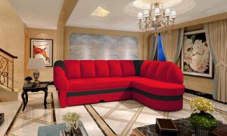 Wohnideebilder Benano Rot Ecksofas & Eckcouches B01