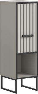 Hochkommode >Bagno< 1 Tür, 3 Fächer, in kaschmir Dekor - 30x101x32cm (BxHxT)