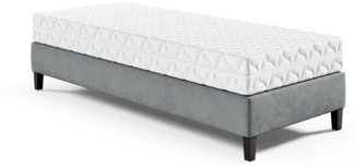Best for Home Boxspringbett Hotelbett, Gästebett, Rahmenbett, Einzelbett, Bettgestell, Massivholz (Seniorebett, Matratze, Jugendbett, Kinderbett, 70x200 80x200 90x200 100x200 cm), Komfortbett, Boxspringgestell, flexible Liefermöglichkeiten