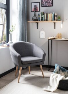 XDREAM Loungesessel Lutz, Relaxsessel, Cocktailsessel, Polstersessel, Einzelsessel (1-St), bequemer Sessel in modernem Polsterstoff, viele verschiedene Farben
