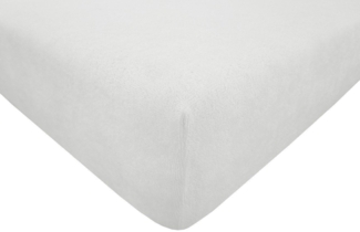 DUKAL Spannbettlaken aus hochwertigem Frottee-Stretch, versch. Größen, Frottee, Gummizug: rundum, (1 Stück), 60x120 - 70x140 cm, mit Spannumrandung, Made in Germany