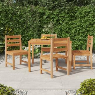 vidaXL Gartenstühle 4 Stk. Massivholz Teak 3157174