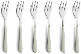 Kuppels PRISMA Kuchengabel Set 6-teilig salbeigrün mattiert