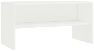 TV-Schrank Lowboard TV Weiß 80x40x40cm Holzwerkstoff