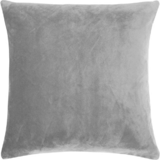PAD Kissenhülle Smooth Samt Hellgrau (50x50 cm) 10424-U15-5050