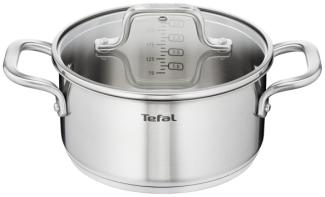 Tefal E4924475 Rund Edelstahl Edelstahl Edelstahl Edelstahl Keramik Gas Halogen Induktion Versiegelte Platte