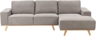 Ecksofa NORA Taupe Stoff