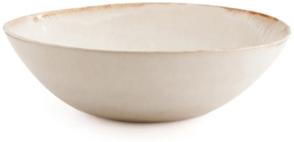 Die Cascais Servierschale - M - Weißgold - 27x27x10cm