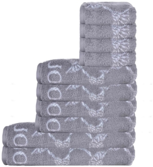 JOOP! Handtuch Handtuch Set, 10-tlg. - Cornflower, 2x Duschtuch, Frottier (10-St)