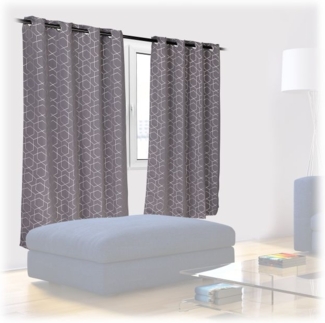 Vorhänge 2er Set mit Muster 10033774_1318