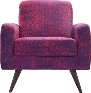 exxpo - sofa fashion Sessel Side, bequemer Loungesessel mit extravagantem Bezug, Breite 82cm