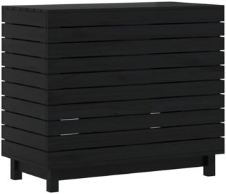 Wäschetruhe, Wäschekorb 88,5x44x76 cm Massivholz Kiefer de7908