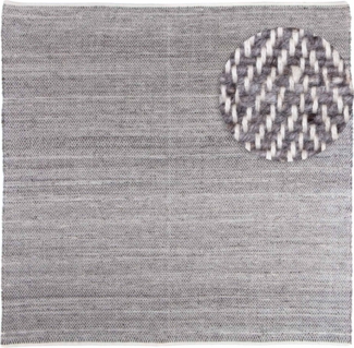 Morgenland Kelim Teppich - Trendy - Dream - quadratisch - 200 x 200 - Grau