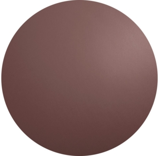 ASA SELECTION Platzset ASA Selection leather optic Tischset rund, plum Ø38 cm