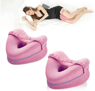 Mutig Balancekissen Kniekissen für Seitenschläfer 2 Stück,Ergonomisches Lagerungskissen, Memory-Schaum für Rücken-/Hüft-/Gelenk- und Ischiasschmerzlinderung