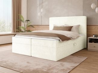 Boxspringbett Wokio (Farbe: Ambience 01, Größe: 140 x 200)