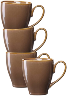Ritzenhoff & Breker Sahara Kaffeebecher 400 ml 4er Set - Dunkelbraun