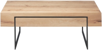 Couchtisch Bianka / Birmingham, Holzfarben, 110 x 40 x 60 cm