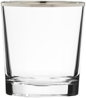 Whiskyglas Kristall Pure Platin clear (9,3 cm)