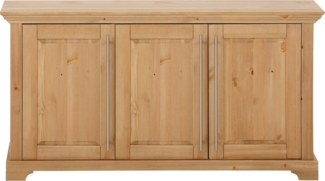 Home affaire Kommode Meliss, aus massiver Kiefer, FSC® zertifiziert, 3-türig, Breite 132 cm