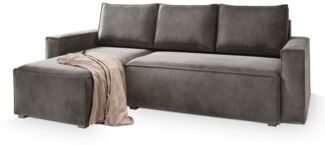 Masseno Ecksofa SILES mit Schlaffunktion L-Form, Sofa mit Bettkasten