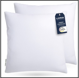 LIVINA HOME Dekokissen Premium Dekokissen, Sofakissen, Couchkissen, Made in Germany, Dekokissen 40x40, 30x50, 45x45, 50x50, 60x60, Made in Germany