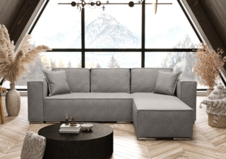 AX LIVING Anthrazit Catanian 203 4D Sideboard mit Türen, 202,9cm breit